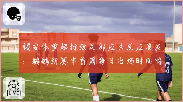 锡安体重超标致足部应力反应复发,鹈鹕新赛季首周每日出场时间将被限制